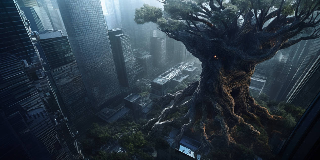 Alien tree and landscapes. by BergionStyle on DeviantArt
