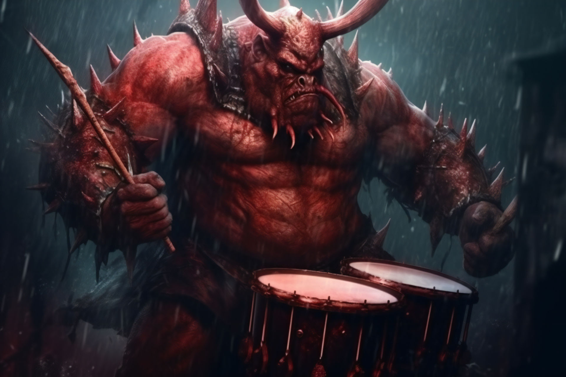 Demon Drummer. by BergionStyle on DeviantArt