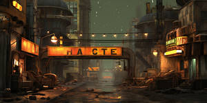 Banner in style City 17 from Half Life. V10