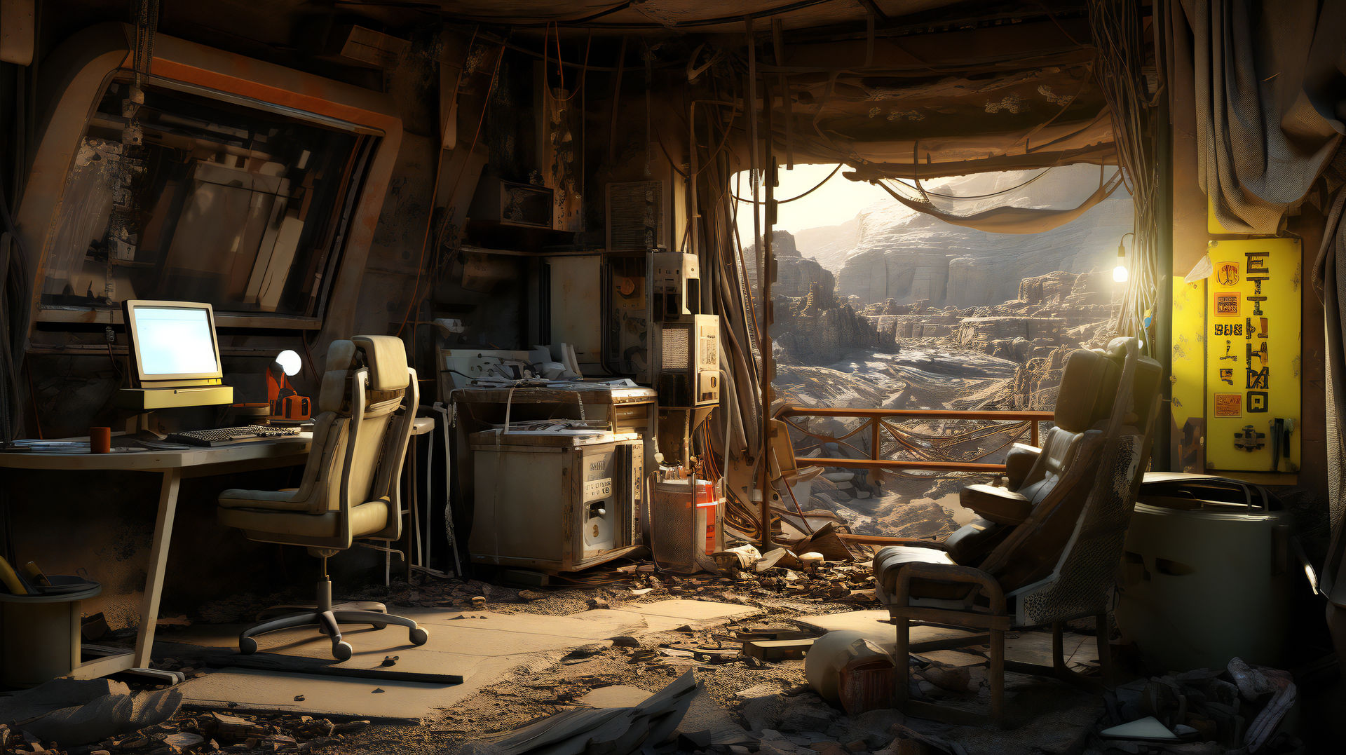 Dystopian room. by BergionStyle on DeviantArt