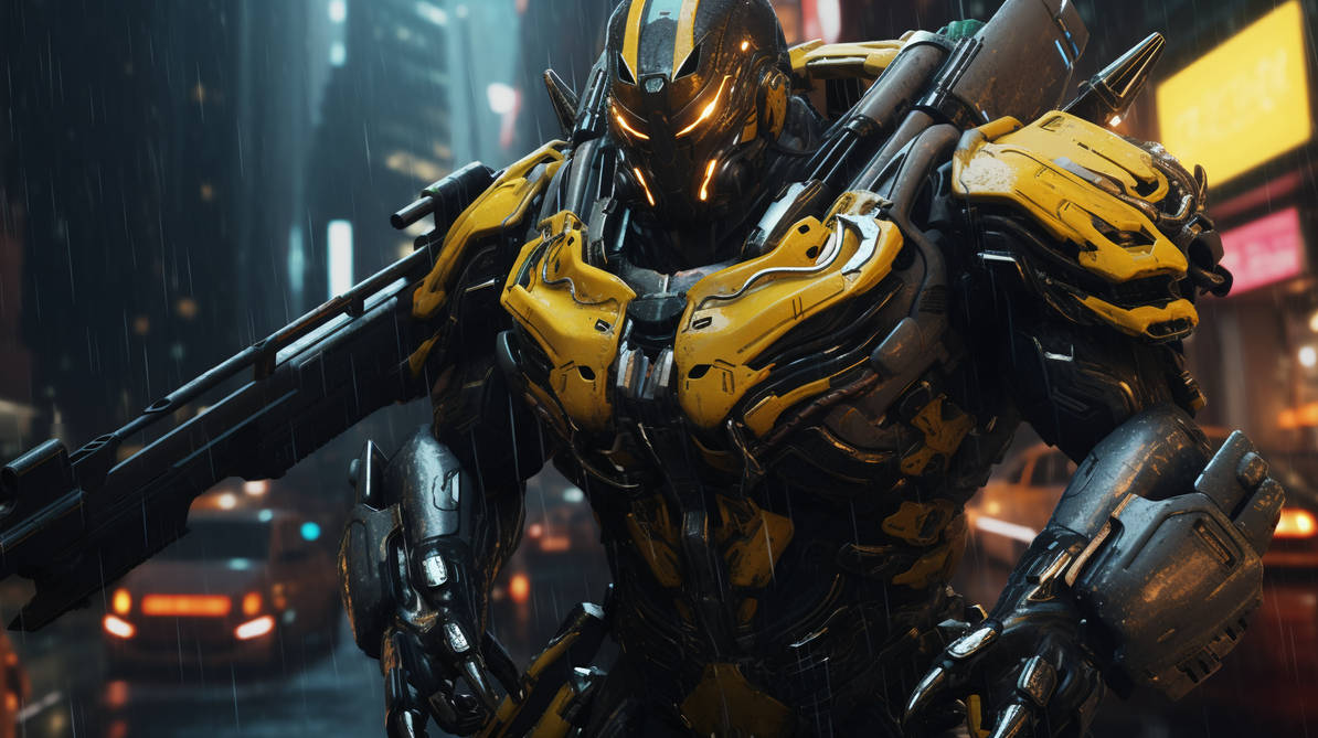 Tech knight. Railgun. by BergionStyle on DeviantArt