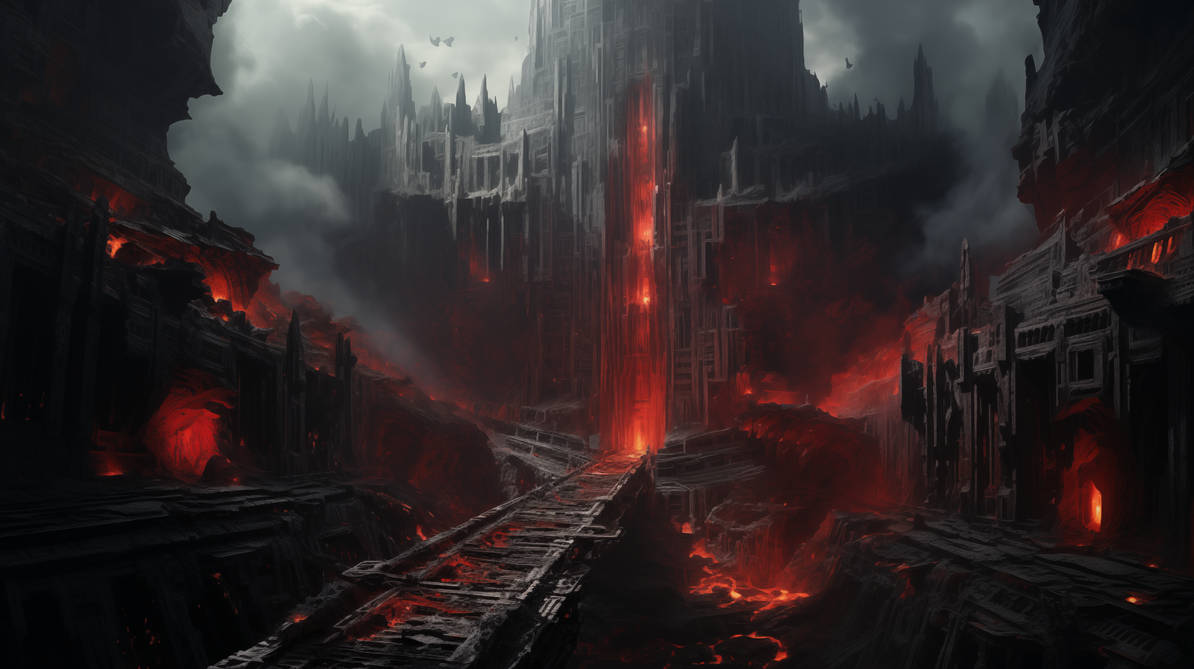 Smoldering crater. Brige. by BergionStyle on DeviantArt