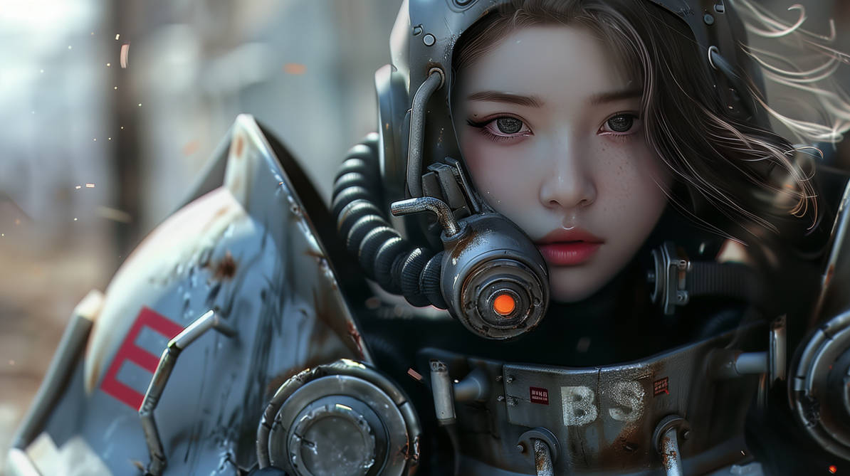 Fallout. Armored lady. by BergionStyle on DeviantArt