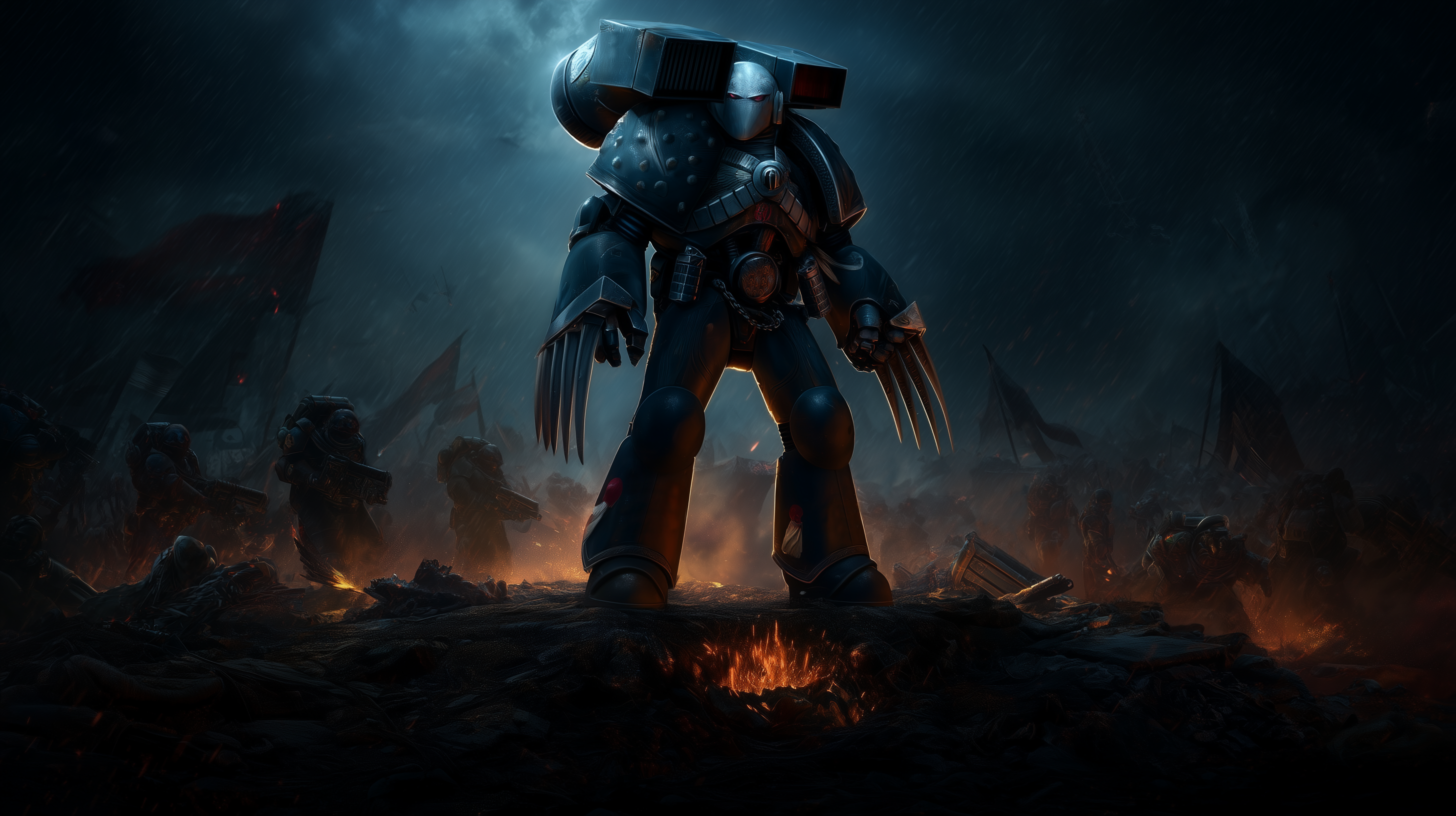 Wh40k. Run raven. Isstvan V. by BergionStyle on DeviantArt