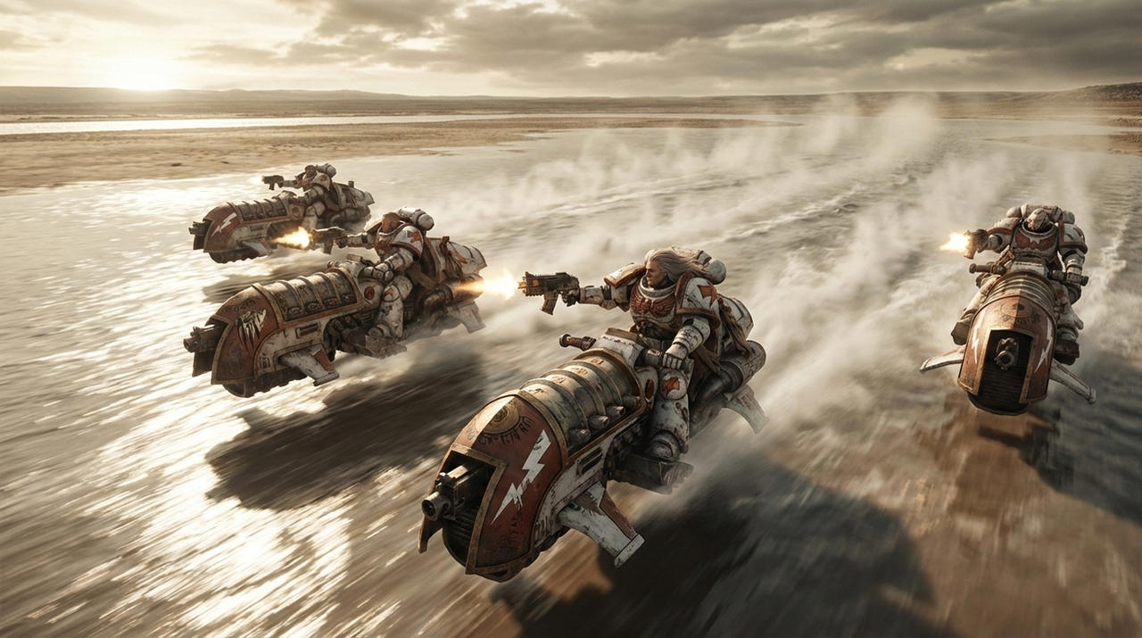 Jet Riders Style Wh40k. White Scars. Jet riders. by BergionStyle on DeviantArt