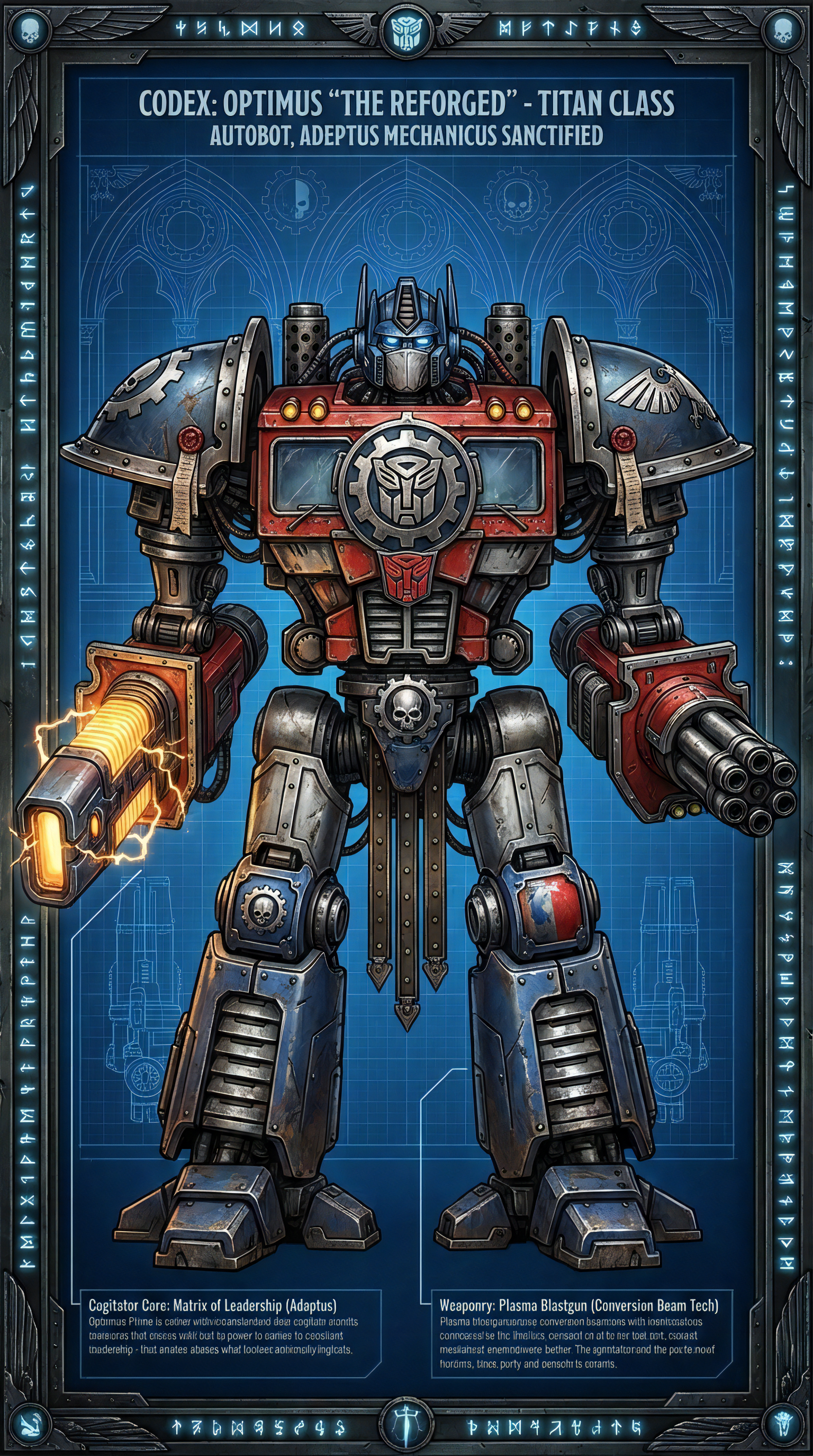 Codex Prime Codex Prime concept. Blue. by BergionStyle on DeviantArt