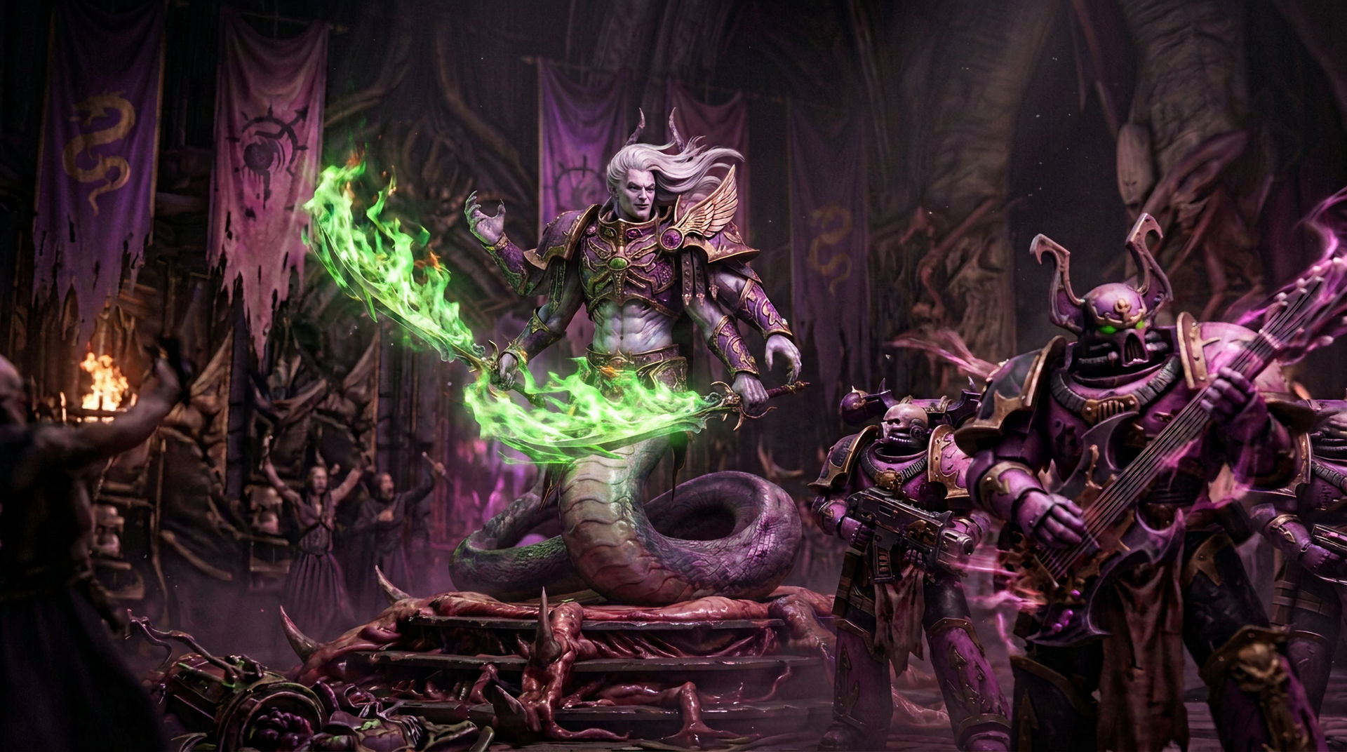 WH40k. Fulgrim. Demon. by BergionStyle on DeviantArt