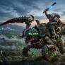 Wh40k. Tyrranid rider.