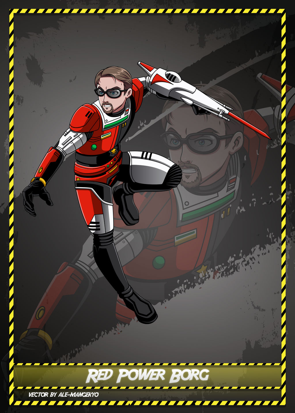 Red Power Borg 01 by ale-mangekyo on DeviantArt