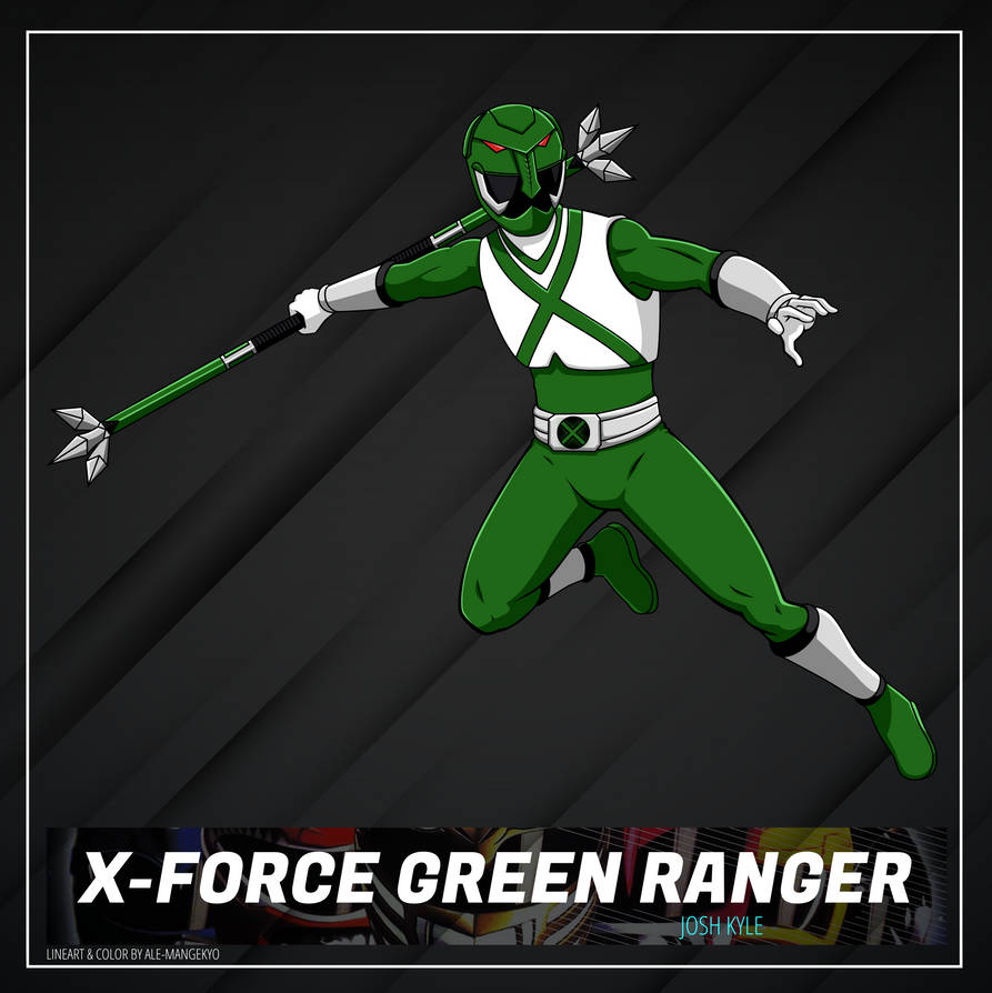 X-Force Green Ranger 01 by ale-mangekyo on DeviantArt