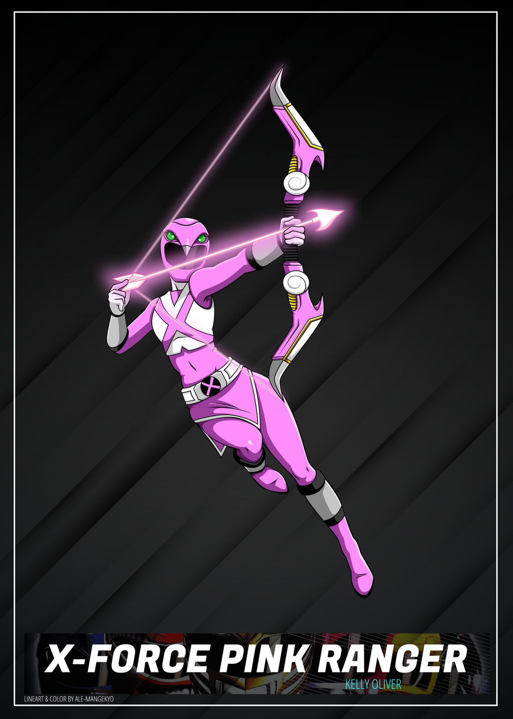 X-Gorce Pink Ranger Kelly Oliver 01 by ale-mangekyo on DeviantArt