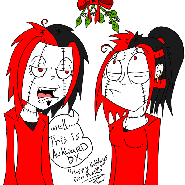 The Awkward Mistletoe Moment