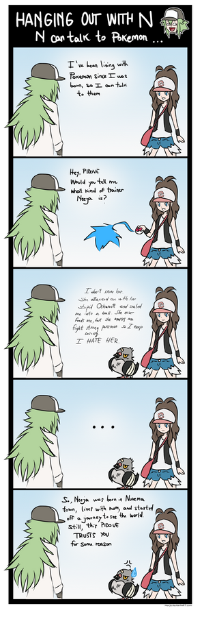 N can talk to Pokemon...