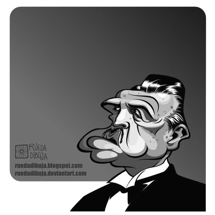 The Godfather, caricature, inkscape. by Ruedadibuja on DeviantArt