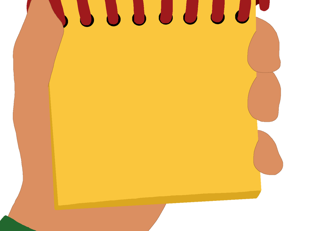 Holding the Notebook Template 31 by nbtitanic on DeviantArt