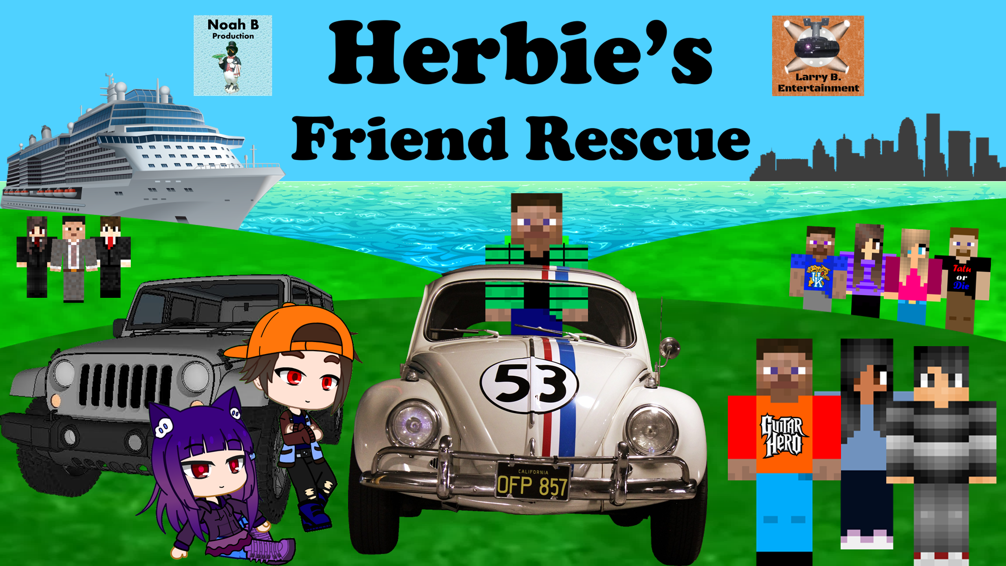 Herbie's Friend Rescue Poster 2 Remastered by nbtitanic on DeviantArt