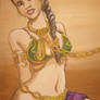 Slave Leia on Canvas