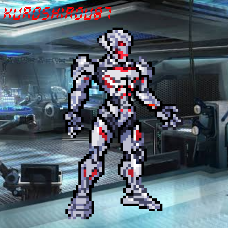 Jus Deviantart Ultron JUS sprite by kuroshirou87 on DeviantArt