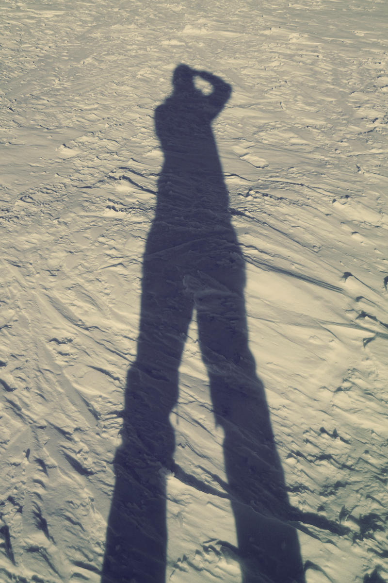 Self-portrait from the slopes