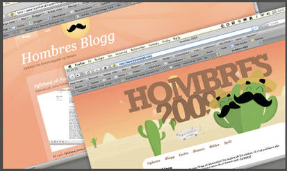 Hombres site and blog