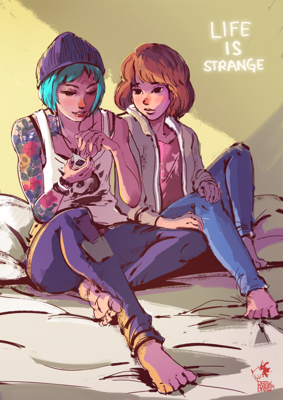 Max and Chloe, Life is Strange by Drawmonsterdraw on DeviantArt