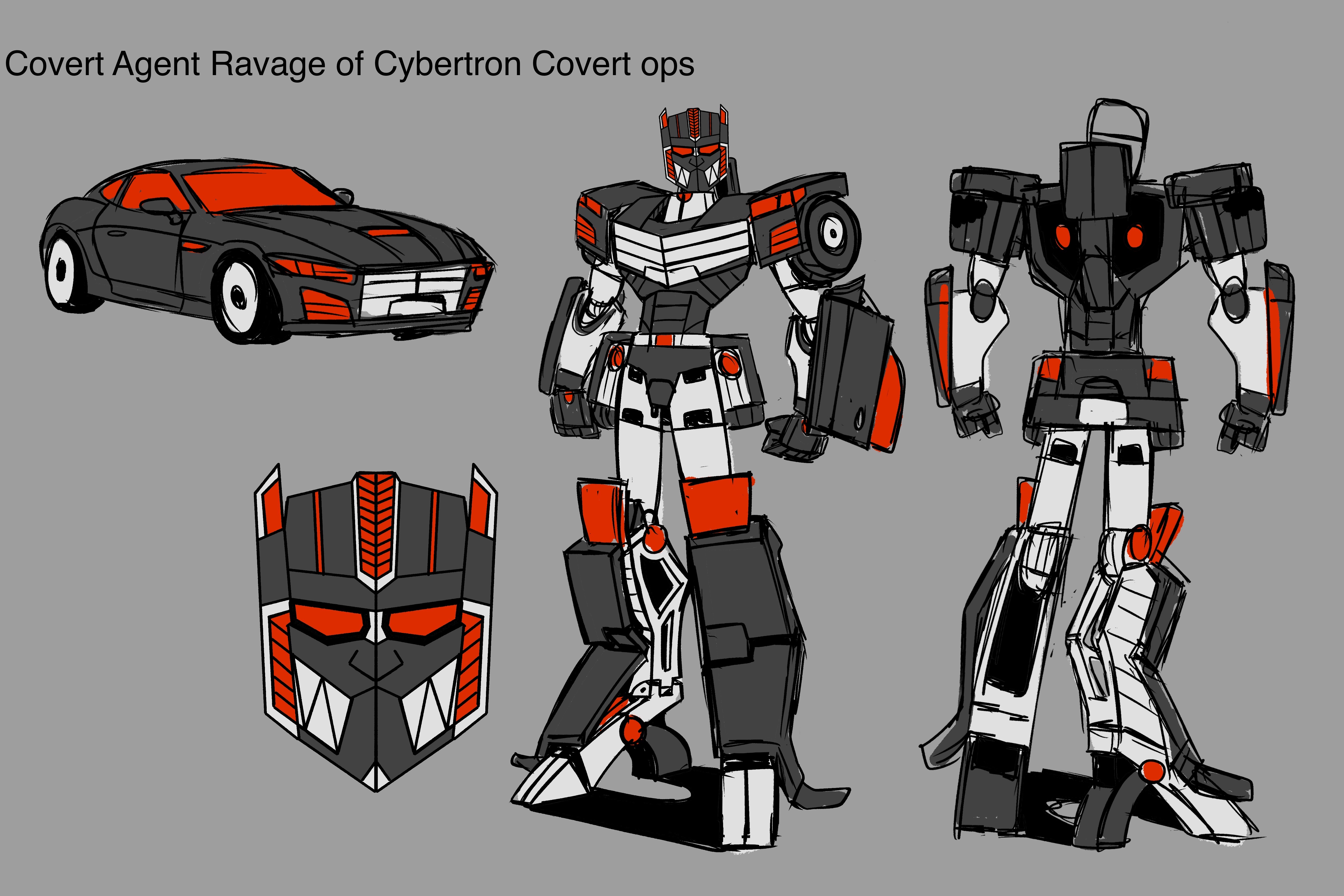 Transformers: New Frontier. Ravage by ViktorWilfong on DeviantArt