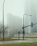 Foggy Quarentined Chicago by Velocitygirl77