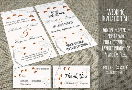 Wedding Invitation Set - 03