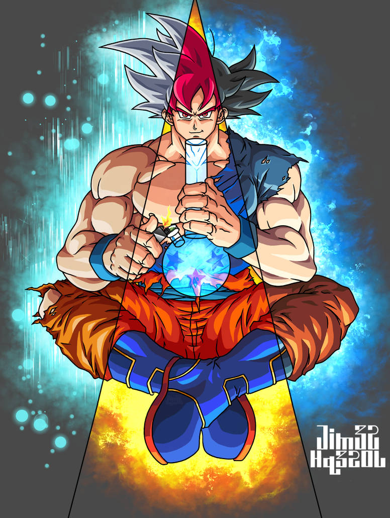 Goku Super Saiyan God Mastered Ultra Instinct By Jim32 Hq32ol On