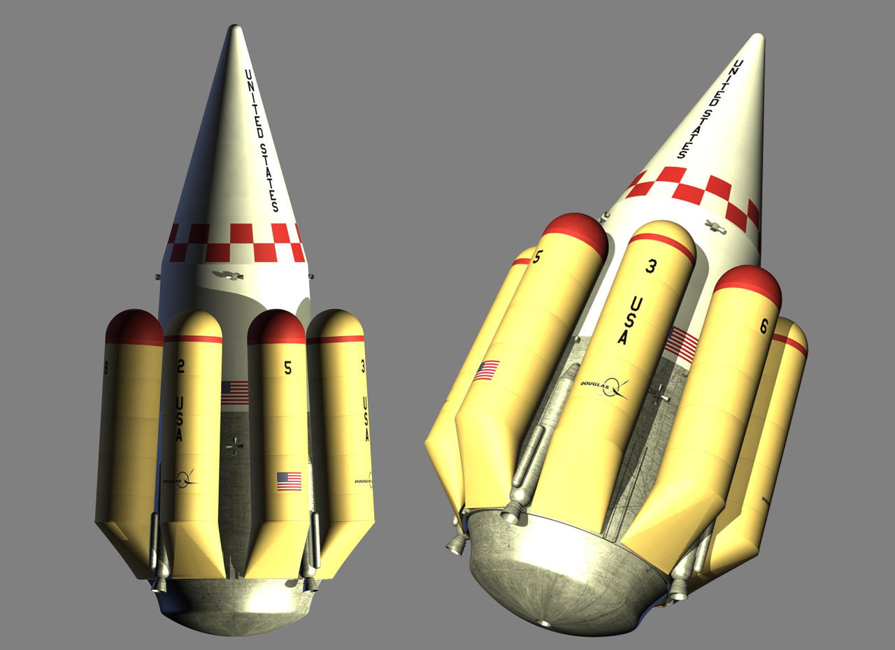 Douglas ROMBUS SASSTO launch vehicle (WIP) by Paul-Lloyd on DeviantArt