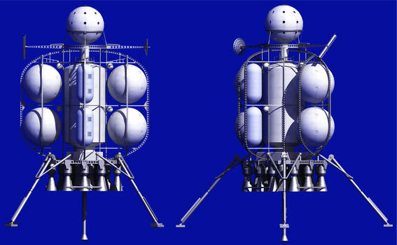 Von Braun lunar lander