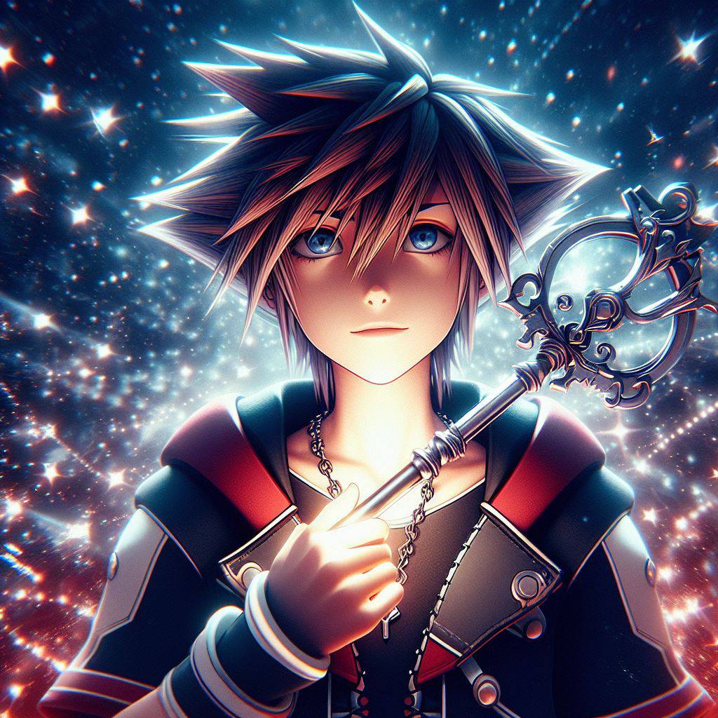 Leonhart LOVE Saliphie.  Kingdom hearts wallpaper, Anime best