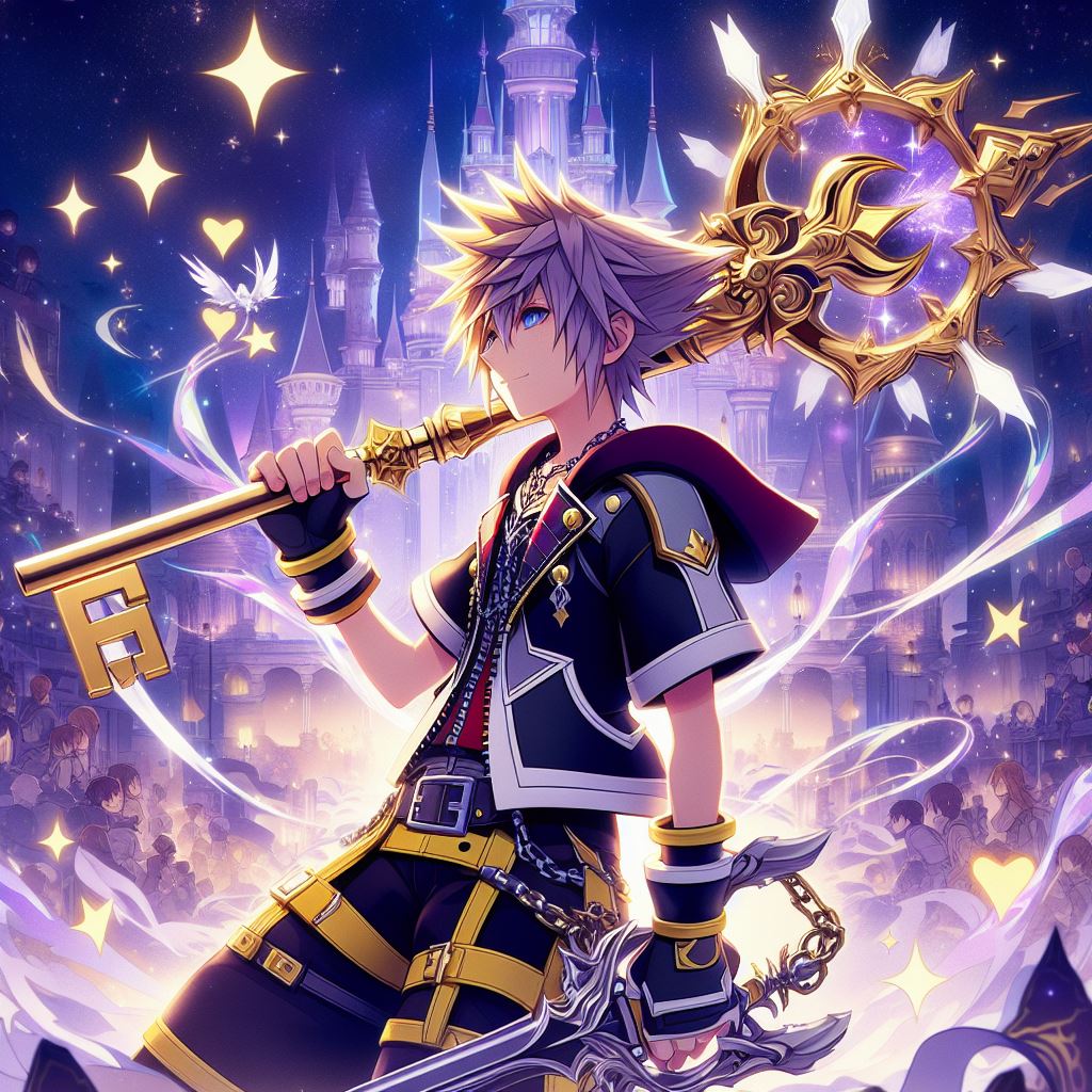 Leonhart LOVE Saliphie.  Kingdom hearts wallpaper, Anime best