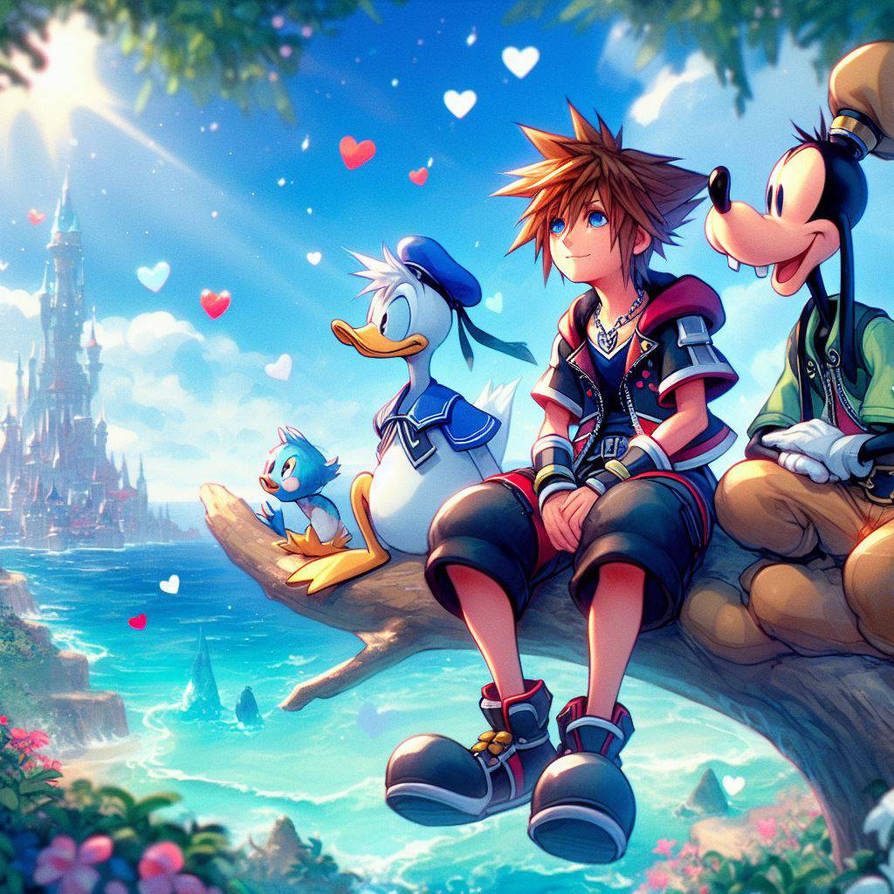 Gooby Donald Donald Sora and Goofy. by Alphaoflove on DeviantArt
