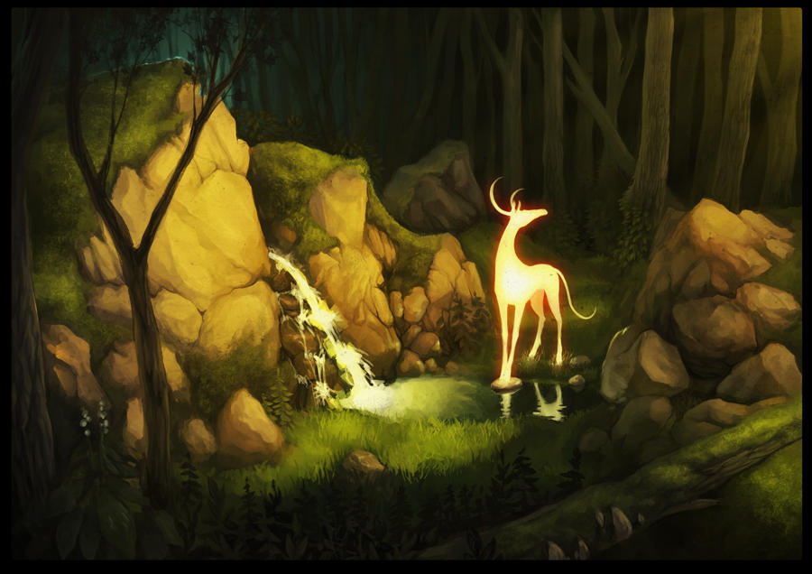 Magic deer! by Reneder on DeviantArt