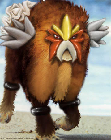 Photoshop Realistic Entei by xXCystalTheWolfXx on DeviantArt