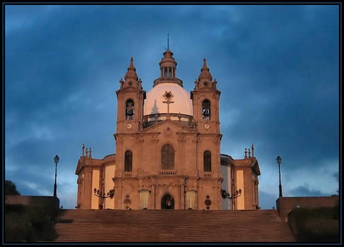 Temple at Sunset