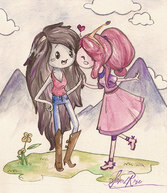 Marceline and Bubblegum