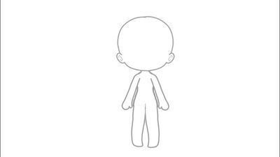 Face Gacha Life Body Bases - Haha Wallpaper