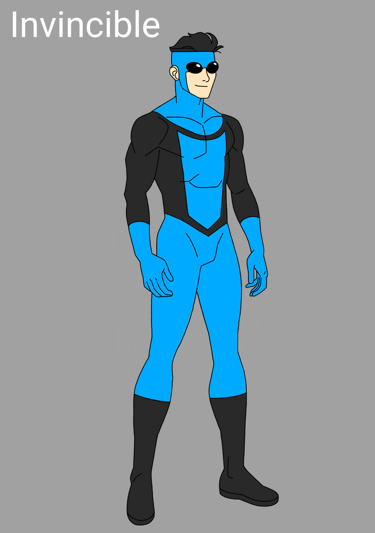 Invincible (Blue Suit) - Invincible by dragonkid17 on DeviantArt