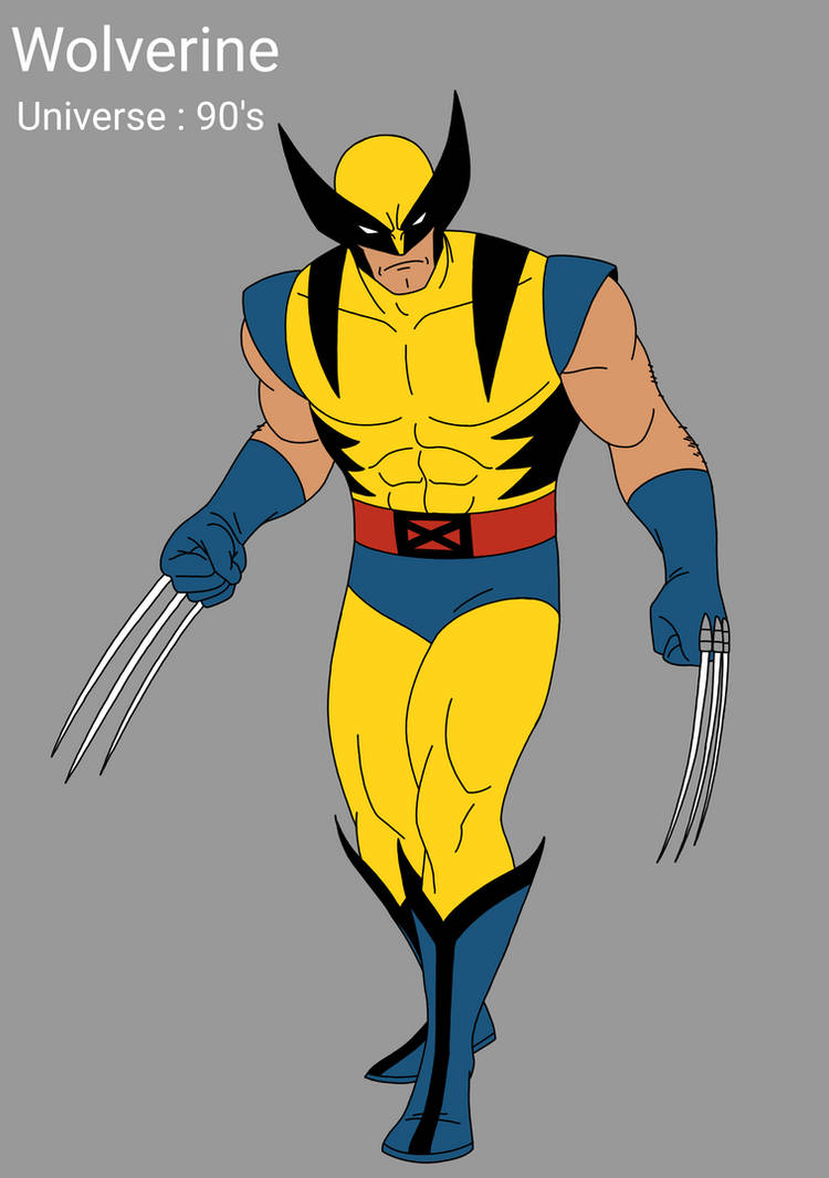 1990 Wolverine Vector Wolverine : 90s TV by dragonkid17 on DeviantArt