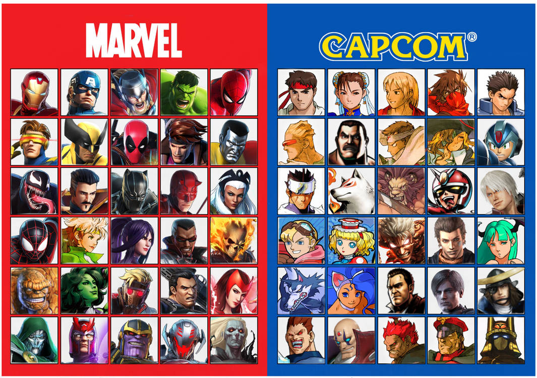 Marvel vs Capcom 4 Roster Wishlist by dragonkid17 on DeviantArt