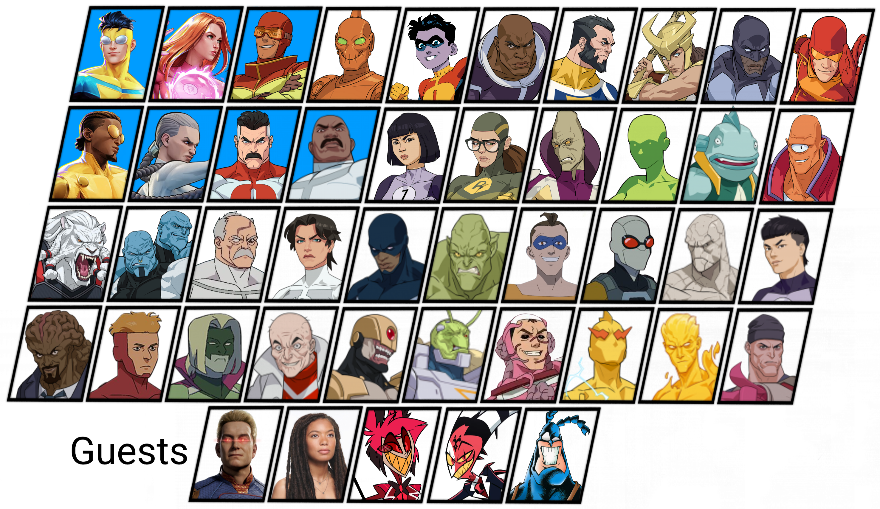 Invincible Character Roster Invincible VS Roster Prediction by dragonkid17 on DeviantArt