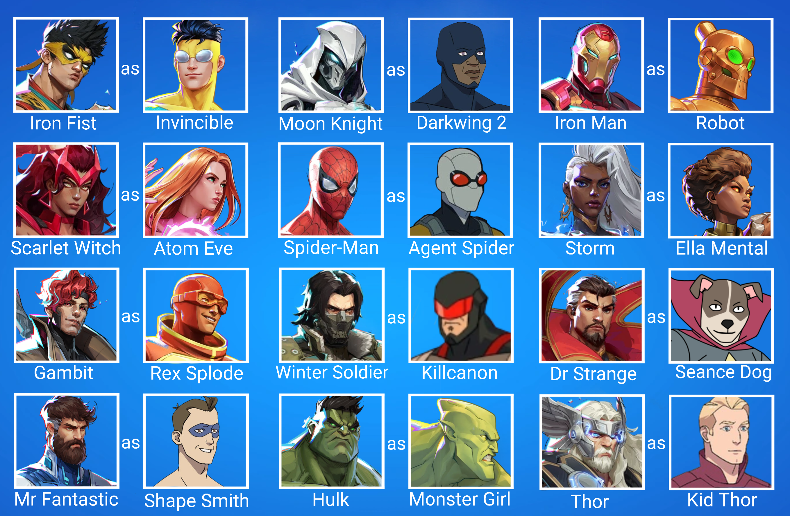 Marvel Rivals x Invincible Crossover Skins by dragonkid17 on DeviantArt