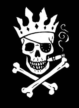 Jolly Roger King Flag