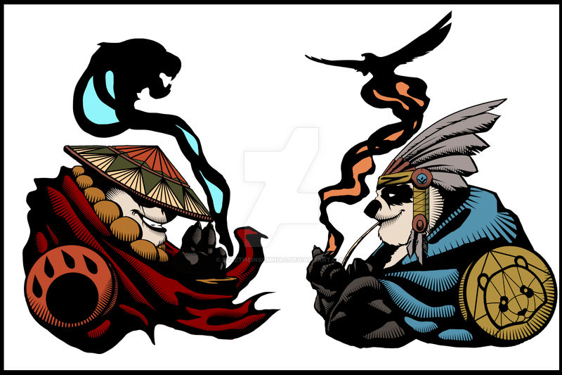 Double Panda by BuzzTheInsomniac on DeviantArt