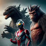 Godzilla, Ultraman and KING Kong Ultima (concept)