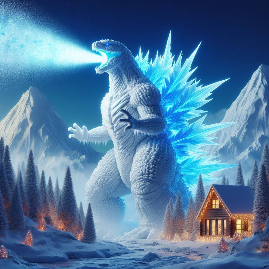 FrostZilla (Godzilla Holiday Special) by Strombo1inator on DeviantArt