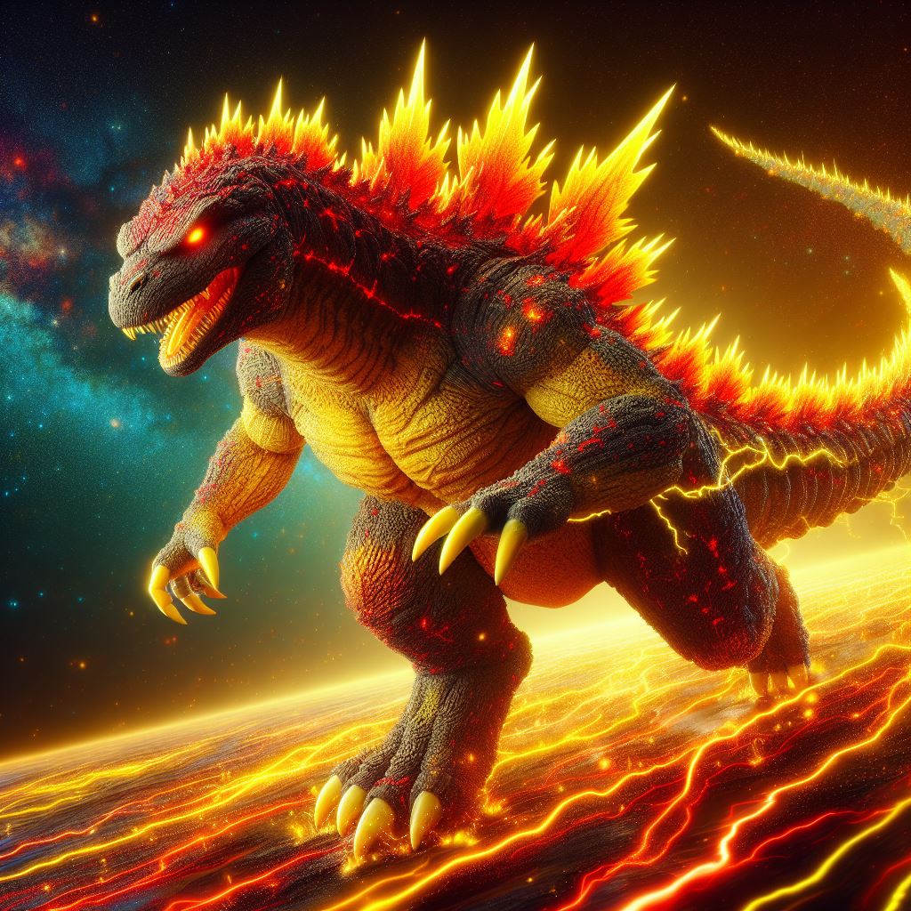 Godzilla Fast Godzilla Speedforce by Strombo1inator on DeviantArt