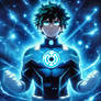 Blue Lantern Izuku Midoriya 